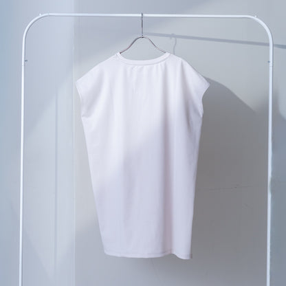 フレンチスリーブTシャツ｜N225Z103｜アイボリー｜Tシャツ｜リサイクルポリウレタン｜生分解性ポリエステル｜ヨガトップ｜環境にやさしい｜Nercocia.(ネルコッチャ)｜LIFE TUNING DAYS（ライフチューニングデイズ）｜