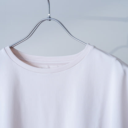 フレンチスリーブTシャツ｜N225Z103｜アイボリー｜Tシャツ｜リサイクルポリウレタン｜生分解性ポリエステル｜ヨガトップ｜環境にやさしい｜Nercocia.(ネルコッチャ)｜LIFE TUNING DAYS（ライフチューニングデイズ）｜