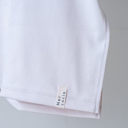 フレンチスリーブTシャツ｜N225Z103｜アイボリー｜Tシャツ｜リサイクルポリウレタン｜生分解性ポリエステル｜ヨガトップ｜環境にやさしい｜Nercocia.(ネルコッチャ)｜LIFE TUNING DAYS（ライフチューニングデイズ）｜