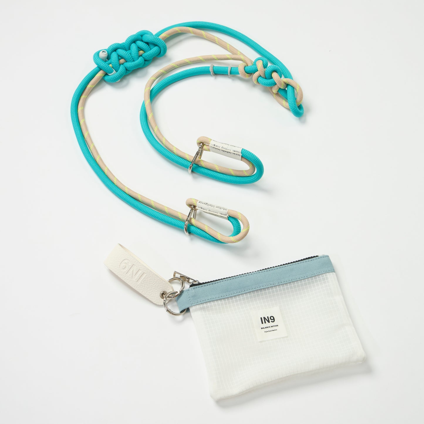 ポーチ付きパラコードテープストラップ｜Paracord Yoga Strap with Pouch｜サコッシュ｜マットケース｜ヨガマット｜ピラティスマット｜ヨガストラップ｜スタイルボート｜スタイルボートマーケット｜style boat market｜ライフチューニングデイズ｜LIFE TUNING DAYS｜LTD