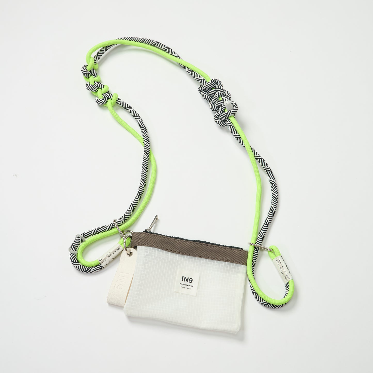 ポーチ付きパラコードテープストラップ｜Paracord Yoga Strap with Pouch｜サコッシュ｜マットケース｜ヨガマット｜ピラティスマット｜ヨガストラップ｜スタイルボート｜スタイルボートマーケット｜style boat market｜ライフチューニングデイズ｜LIFE TUNING DAYS｜LTD