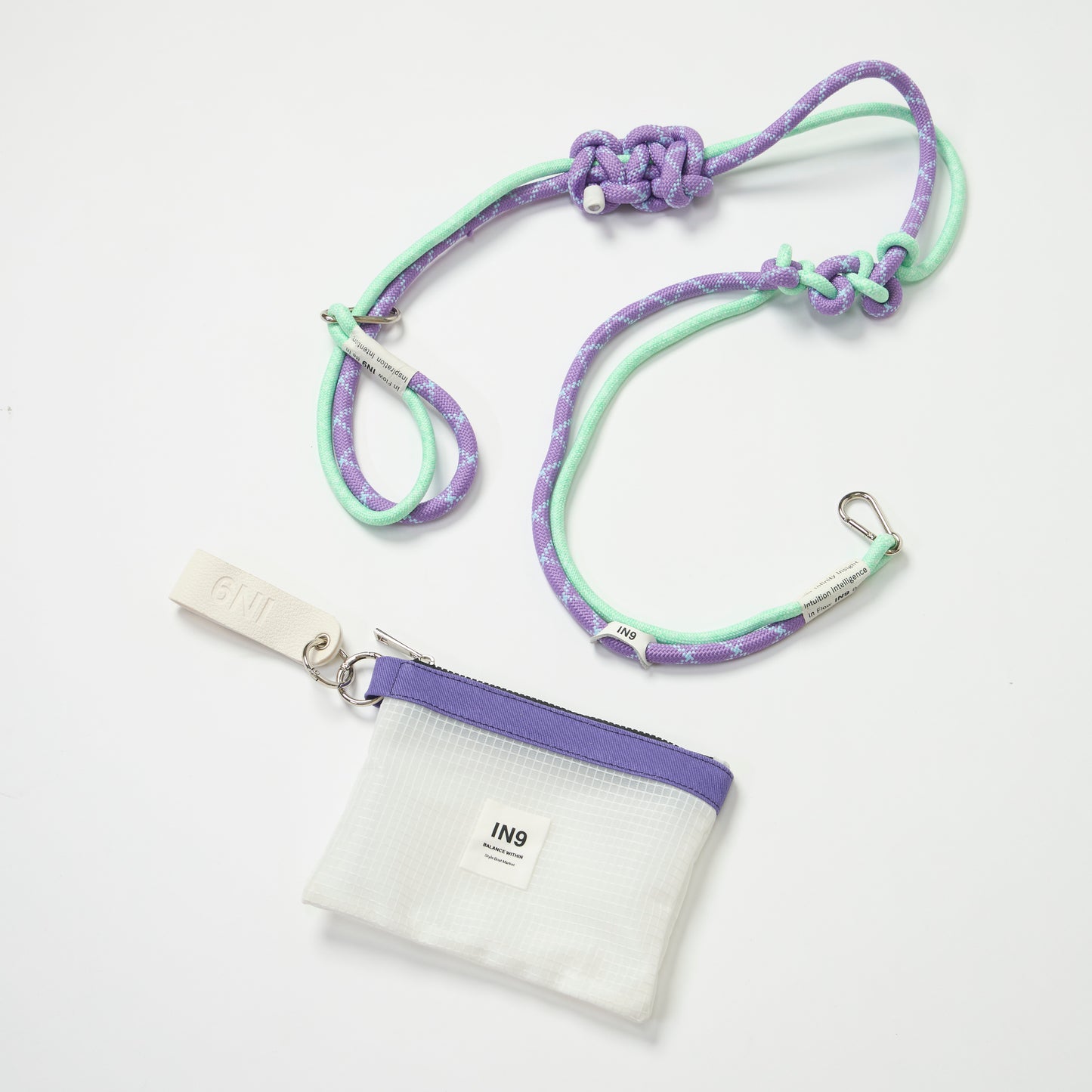 ポーチ付きパラコードテープストラップ｜Paracord Yoga Strap with Pouch｜サコッシュ｜マットケース｜ヨガマット｜ピラティスマット｜ヨガストラップ｜スタイルボート｜スタイルボートマーケット｜style boat market｜ライフチューニングデイズ｜LIFE TUNING DAYS｜LTD