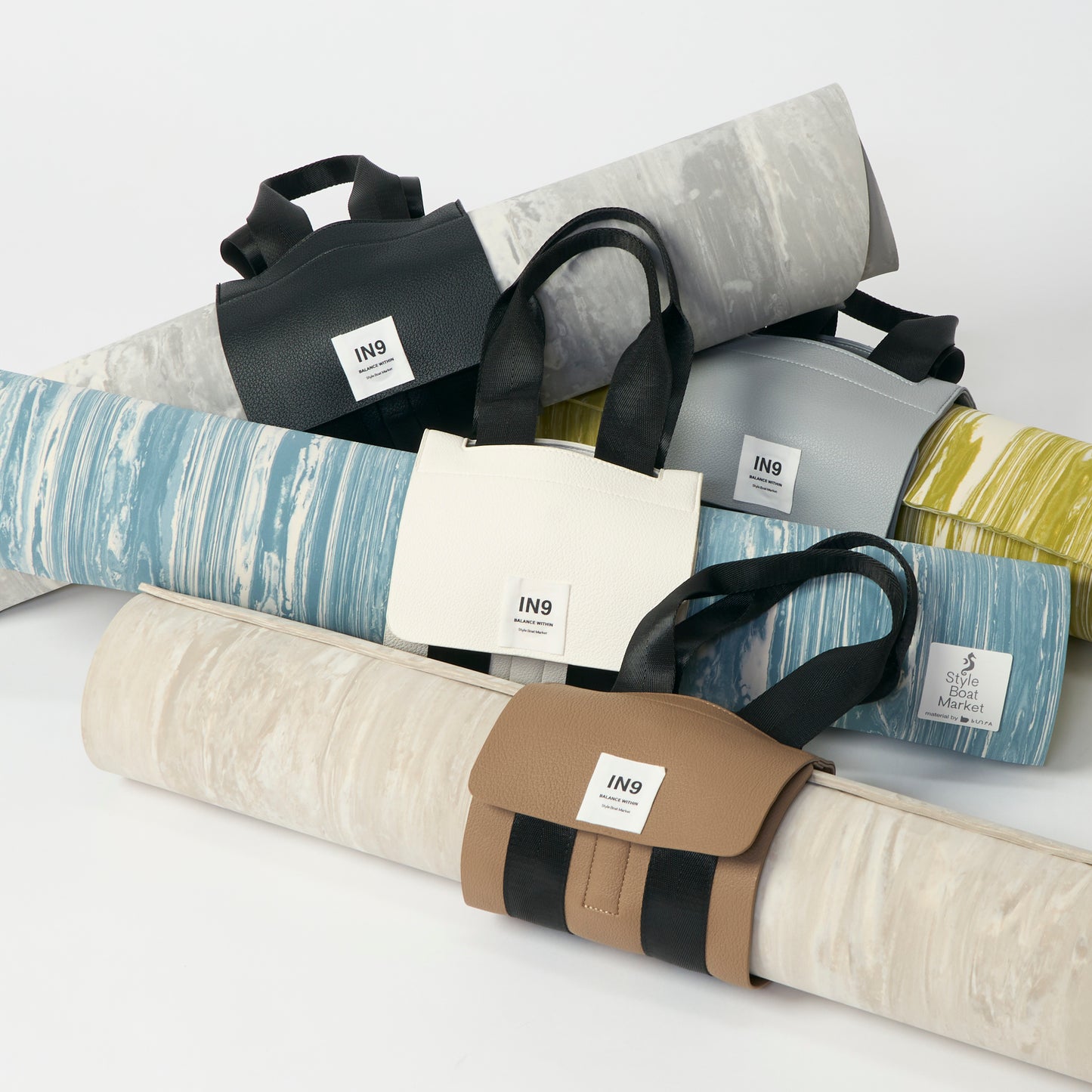 Yoga Mat Carry Belt Bag｜キャリーアイテム｜ヨガストラップ対応バッグ｜マットケース｜ヨガマット｜ピラティスマット｜ヨガストラップ｜スタイルボート｜スタイルボートマーケット｜style boat market｜ライフチューニングデイズ｜LIFE TUNING DAYS｜LTD