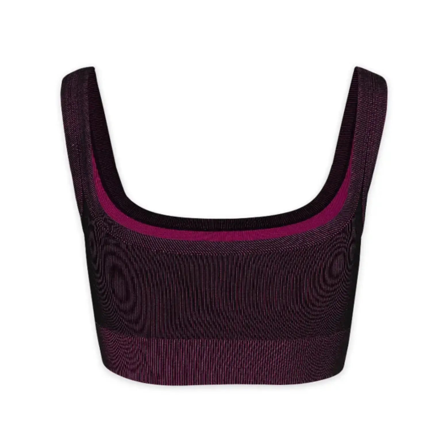 Kali Scoop Bra｜AVOCADO｜センシルナイロン｜フューシャパープル｜ストライプ｜ブラトップ｜ヨガ｜ピラティス｜おしゃれ｜108.tokyo（ワンオーエイト.トウキョウ ）｜LIFE TUNING DAYS（ライフチューニングデイズ）