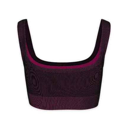 Kali Scoop Bra｜AVOCADO｜センシルナイロン｜フューシャパープル｜ストライプ｜ブラトップ｜ヨガ｜ピラティス｜おしゃれ｜108.tokyo（ワンオーエイト.トウキョウ ）｜LIFE TUNING DAYS（ライフチューニングデイズ）