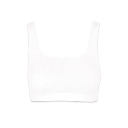 Winter Shayna Chevron Bra｜AVOCADO｜センシルナイロン｜ブラトップ｜ホワイト｜ヨガ｜ピラティス｜おしゃれ｜108.tokyo（ワンオーエイト.トウキョウ ）｜LIFE TUNING DAYS（ライフチューニングデイズ）