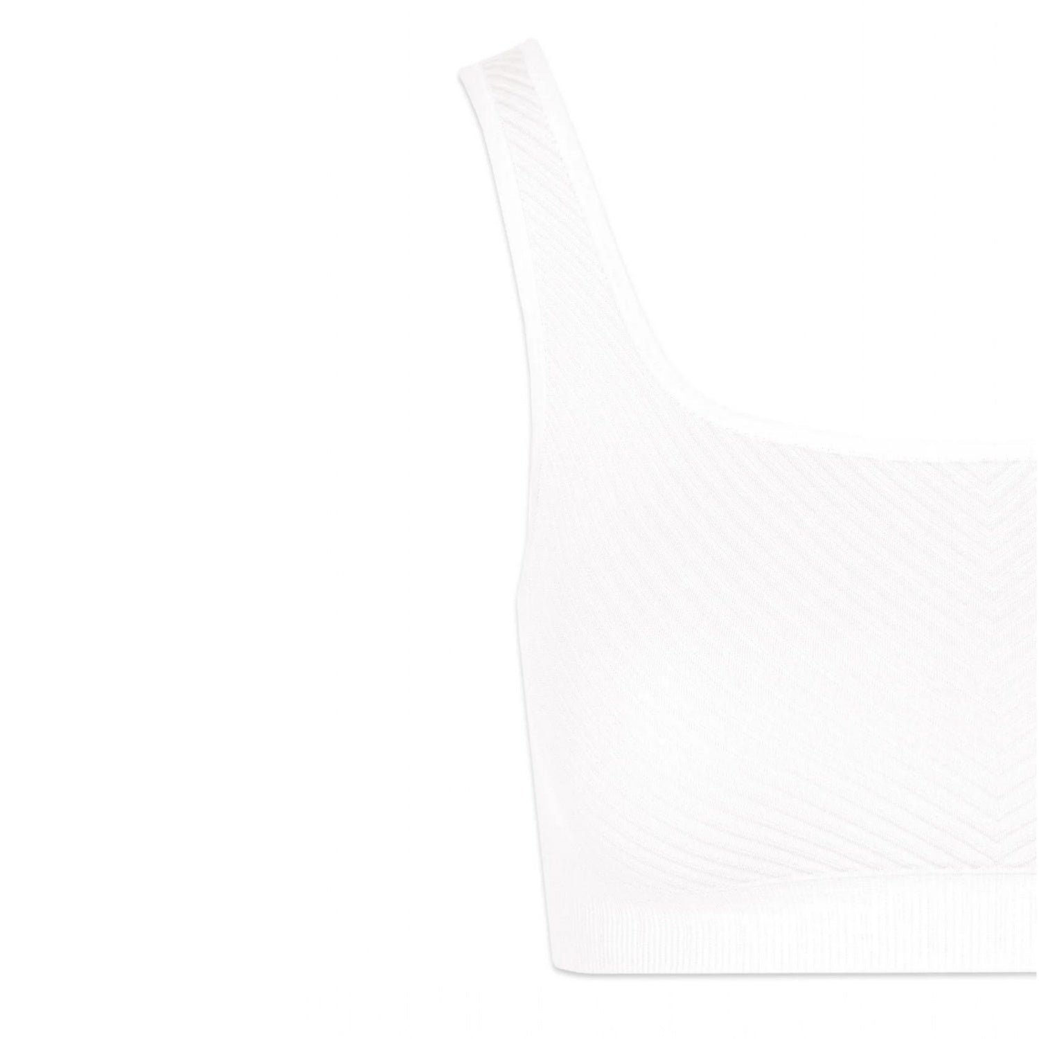 Winter Shayna Chevron Bra｜AVOCADO｜センシルナイロン｜ブラトップ｜ホワイト｜ヨガ｜ピラティス｜おしゃれ｜108.tokyo（ワンオーエイト.トウキョウ ）｜LIFE TUNING DAYS（ライフチューニングデイズ）