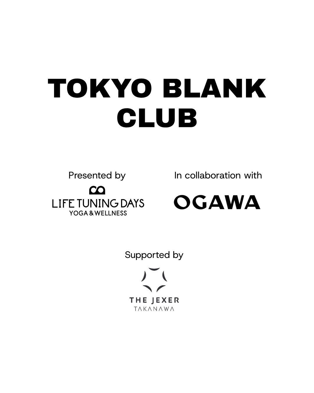 8/22(土) 08:30~ RUN_STAFF | TOKYO BLANK CLUB ※定員10名