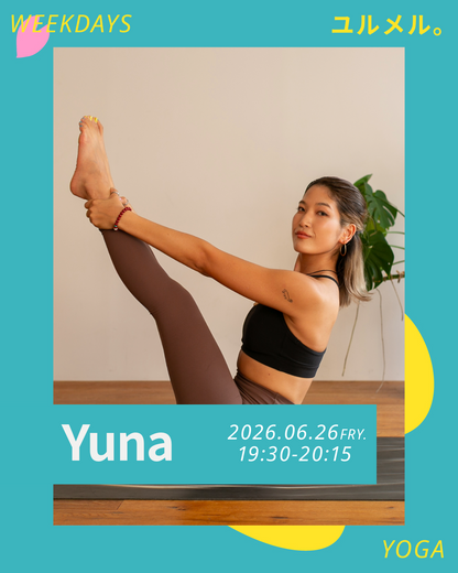 6/26(金)【ウェルセンター】 _Pilates Body Refresh Flow_19:30‐｜Yuna｜LIFE TUNING DAYS × タワーのアワー体験クラス
