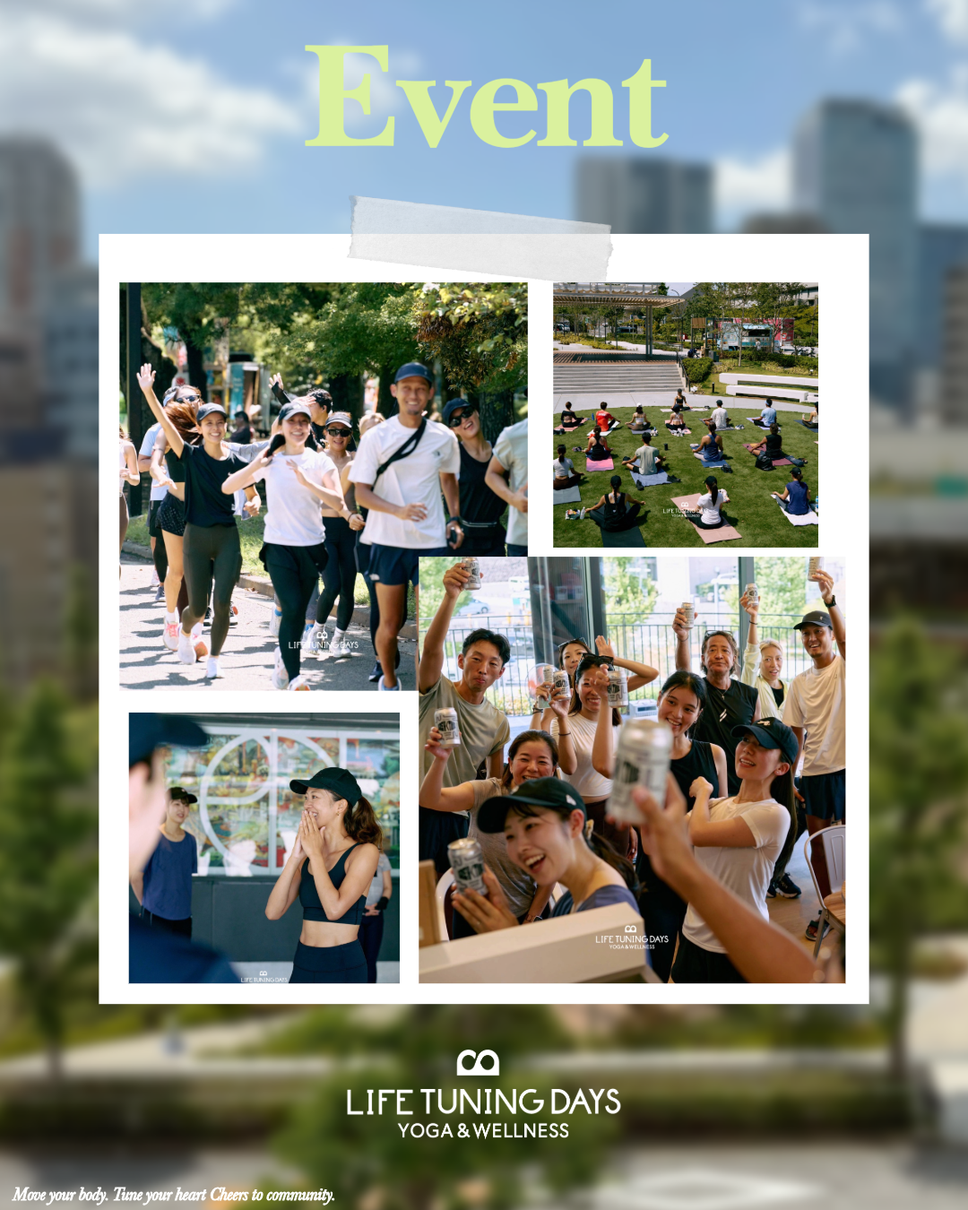11/15(土)＿Yoga＆Run Beer｜Chika Kim