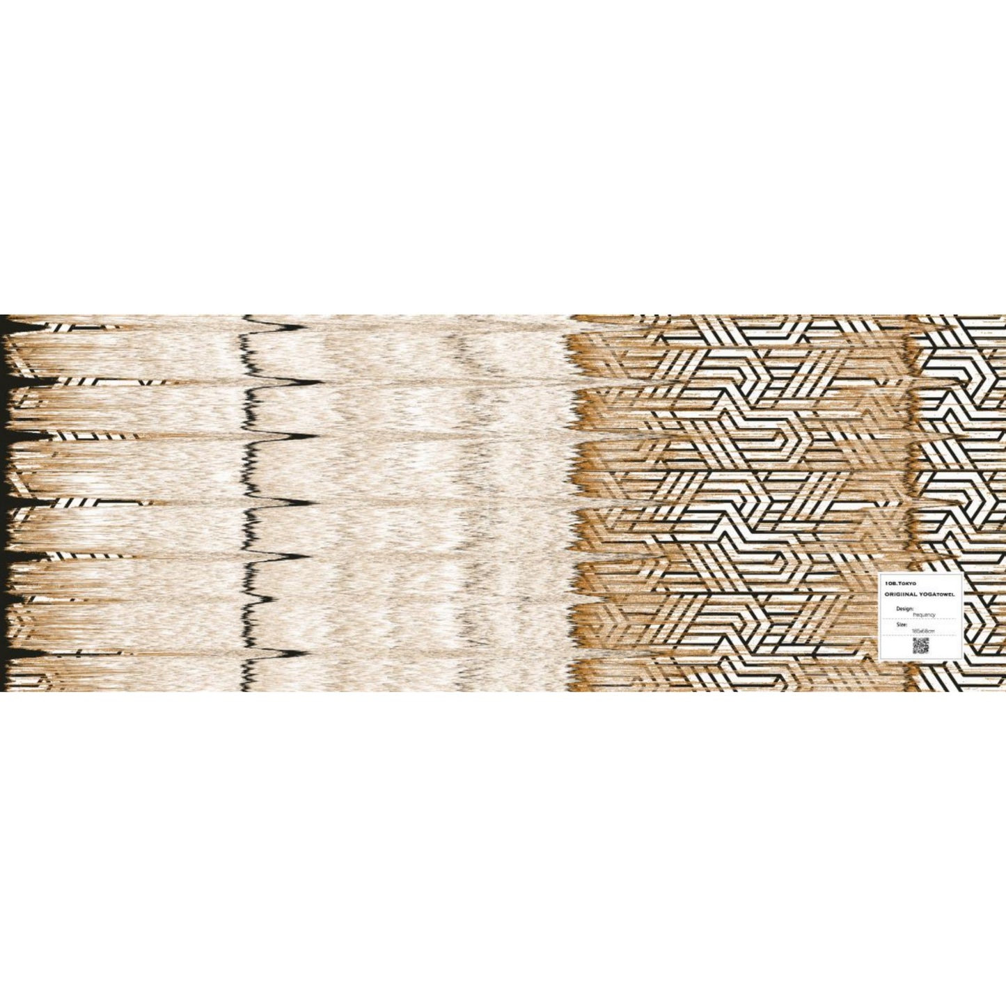 frequency｜ヨガタオル｜マイクロファイバー｜滑り止め｜乾燥機｜大きめ｜おしゃれ｜個性的｜108.tokyo（ワンオーエイト.トウキョウ ）｜LIFE TUNING DAYS（ライフチューニングデイズ）