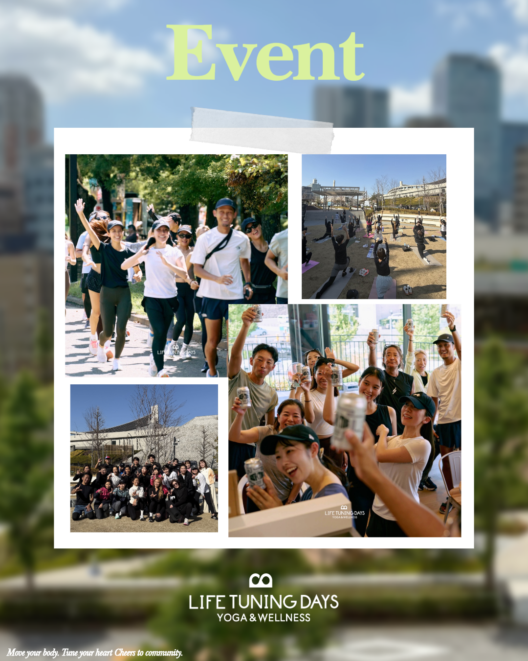 2/22(日)_Yoga＆Run Beer｜Chika Kim