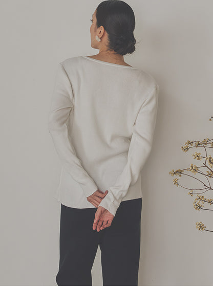 山茶花（さざんか） オーガニックコットン ニットカーディガン