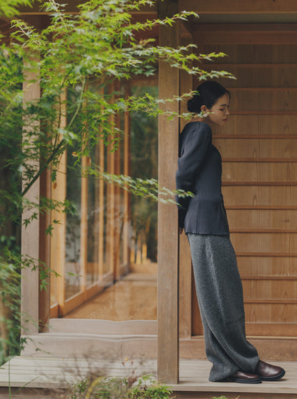 山茶花（さざんか） オーガニックコットン ニットカーディガン