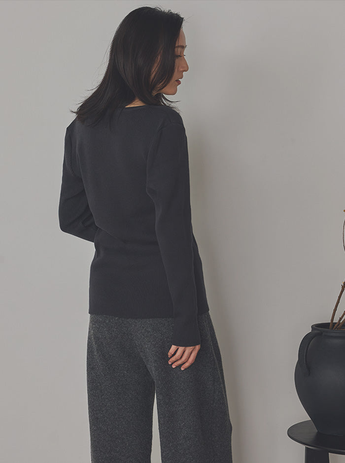 山茶花（さざんか） オーガニックコットン ニットカーディガン