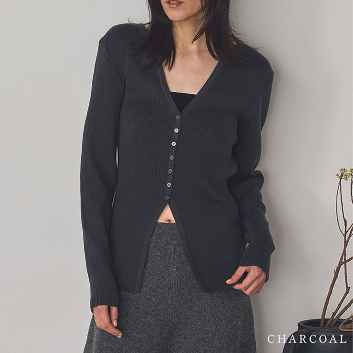 山茶花（さざんか） オーガニックコットン ニットカーディガン