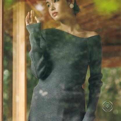 椿（つばき） オーガニックコットン ニットプルオーバー