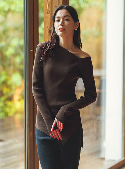 椿（つばき） オーガニックコットン ニットプルオーバー