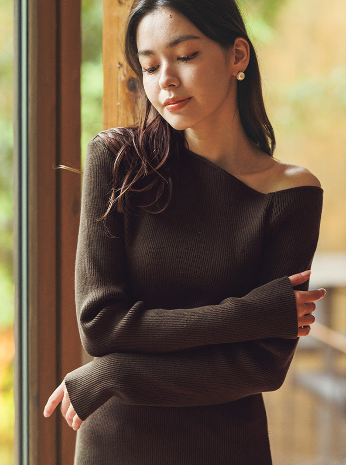 椿（つばき） オーガニックコットン ニットプルオーバー