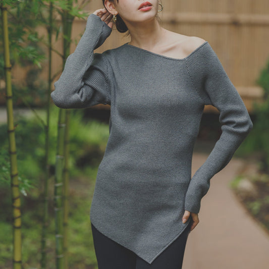 椿（つばき） オーガニックコットン ニットプルオーバー