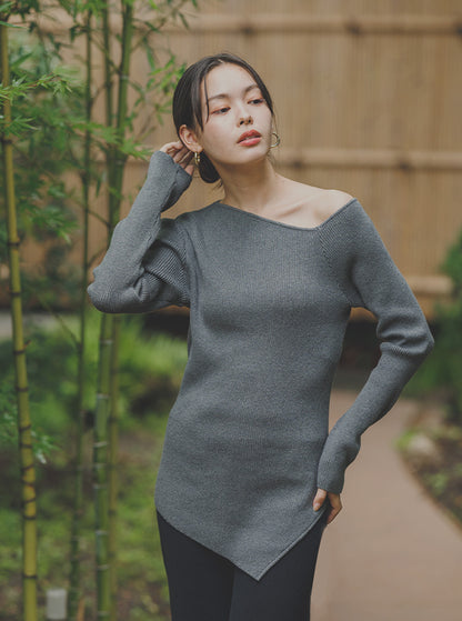 椿（つばき） オーガニックコットン ニットプルオーバー