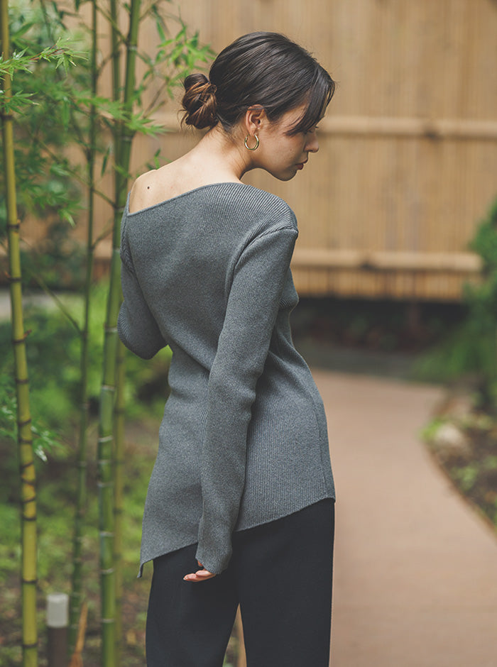 椿（つばき） オーガニックコットン ニットプルオーバー