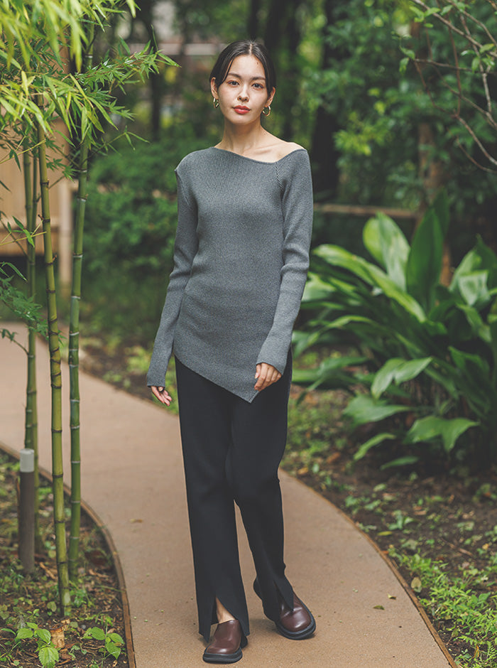 椿（つばき） オーガニックコットン ニットプルオーバー