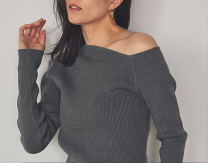 椿（つばき） オーガニックコットン ニットプルオーバー