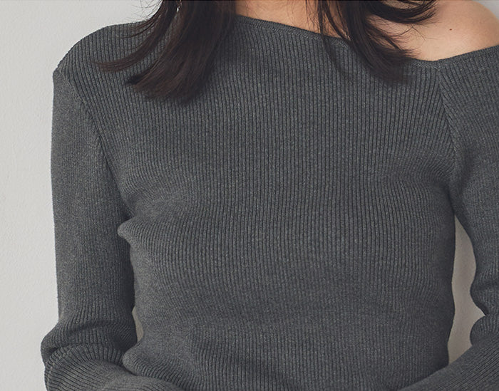 椿（つばき） オーガニックコットン ニットプルオーバー