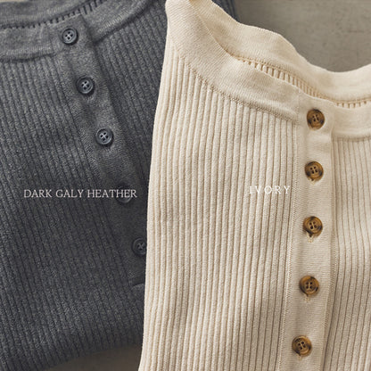 寒椿（かんつばき）オーガニックコットン リブニットプルオーバー