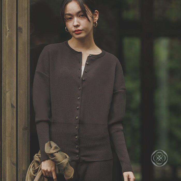 水仙（すいせん） オーガニックコットン ショートカーディガン