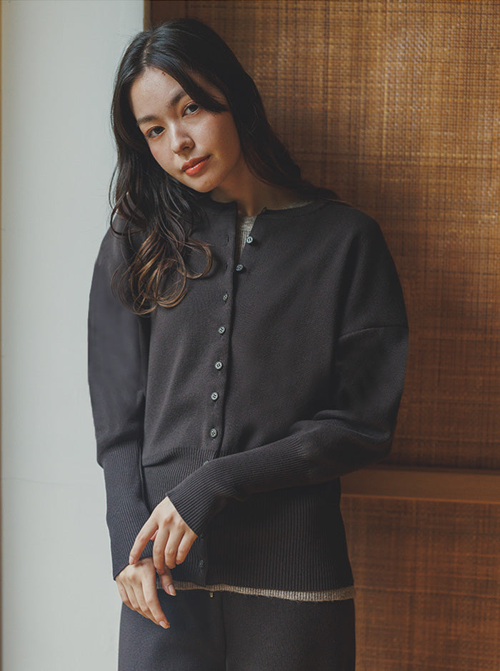 水仙（すいせん） オーガニックコットン ショートカーディガン