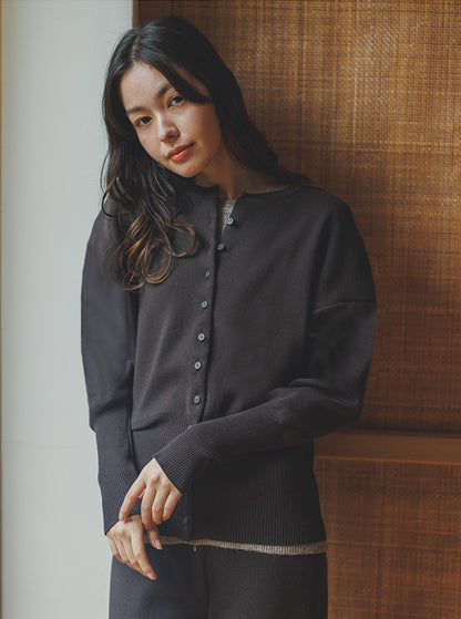 水仙（すいせん） オーガニックコットン ショートカーディガン