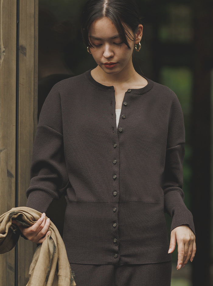 水仙（すいせん） オーガニックコットン ショートカーディガン