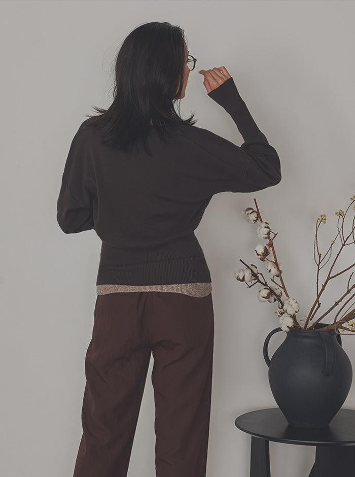 水仙（すいせん） オーガニックコットン ショートカーディガン