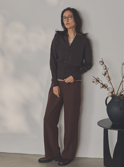 水仙（すいせん） オーガニックコットン ショートカーディガン