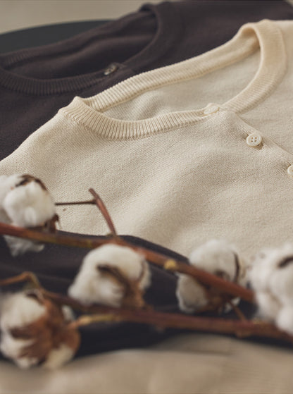 水仙（すいせん） オーガニックコットン ショートカーディガン