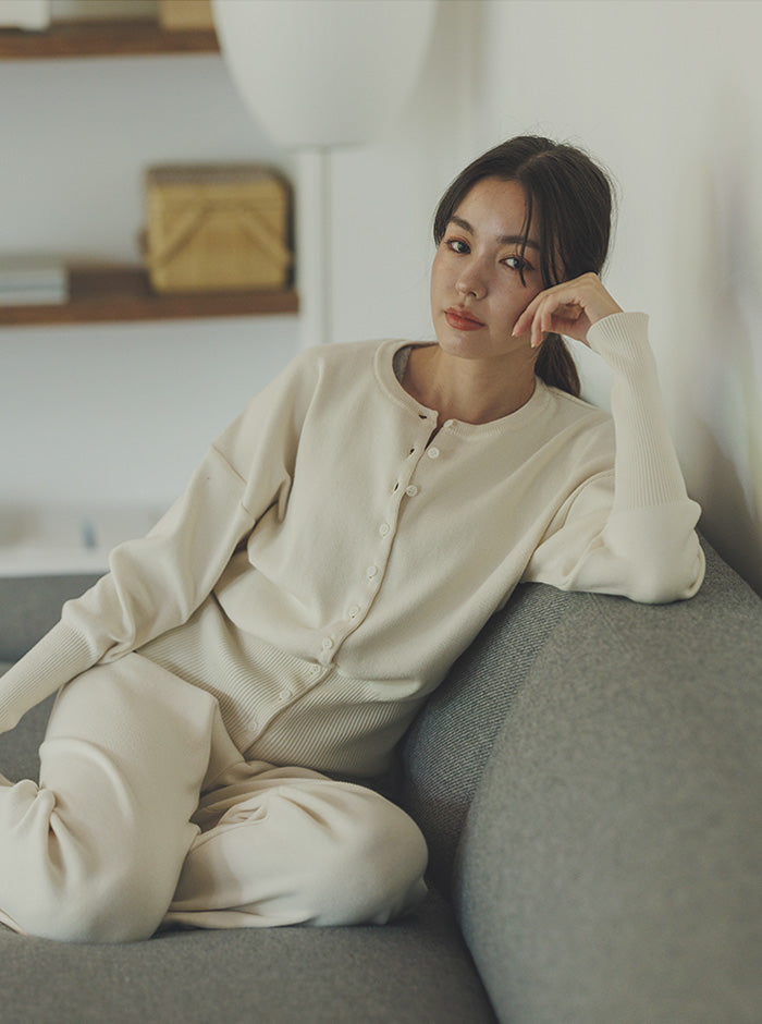 水仙（すいせん） オーガニックコットン ショートカーディガン