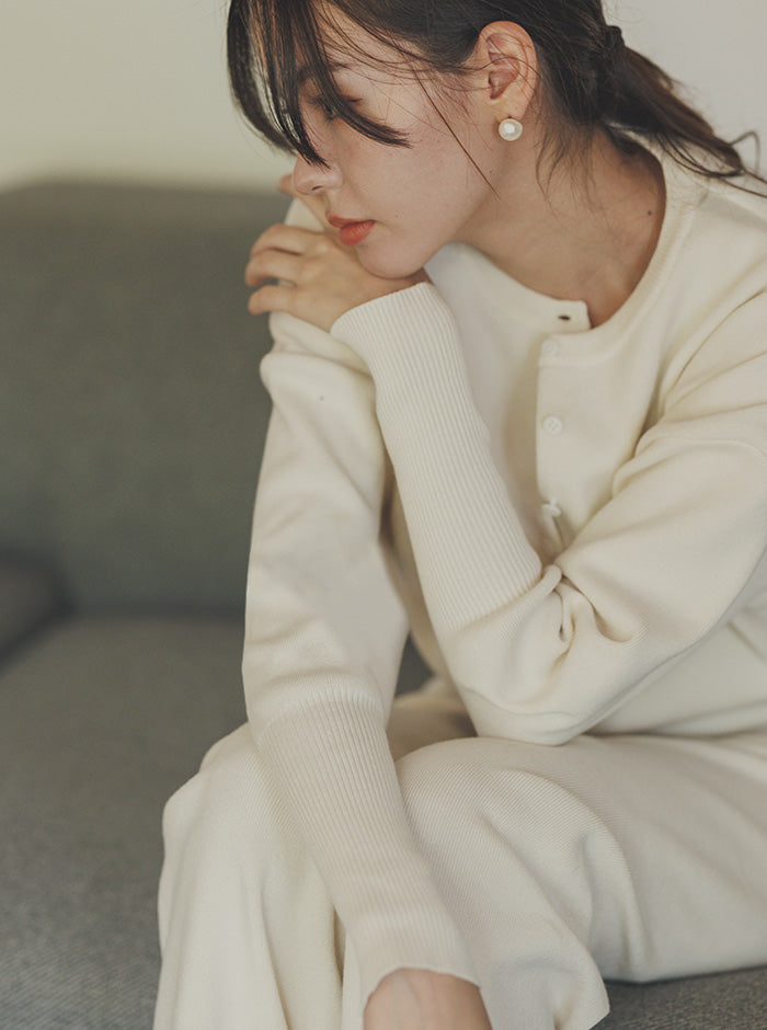 水仙（すいせん） オーガニックコットン ショートカーディガン