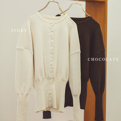 水仙（すいせん） オーガニックコットン ショートカーディガン