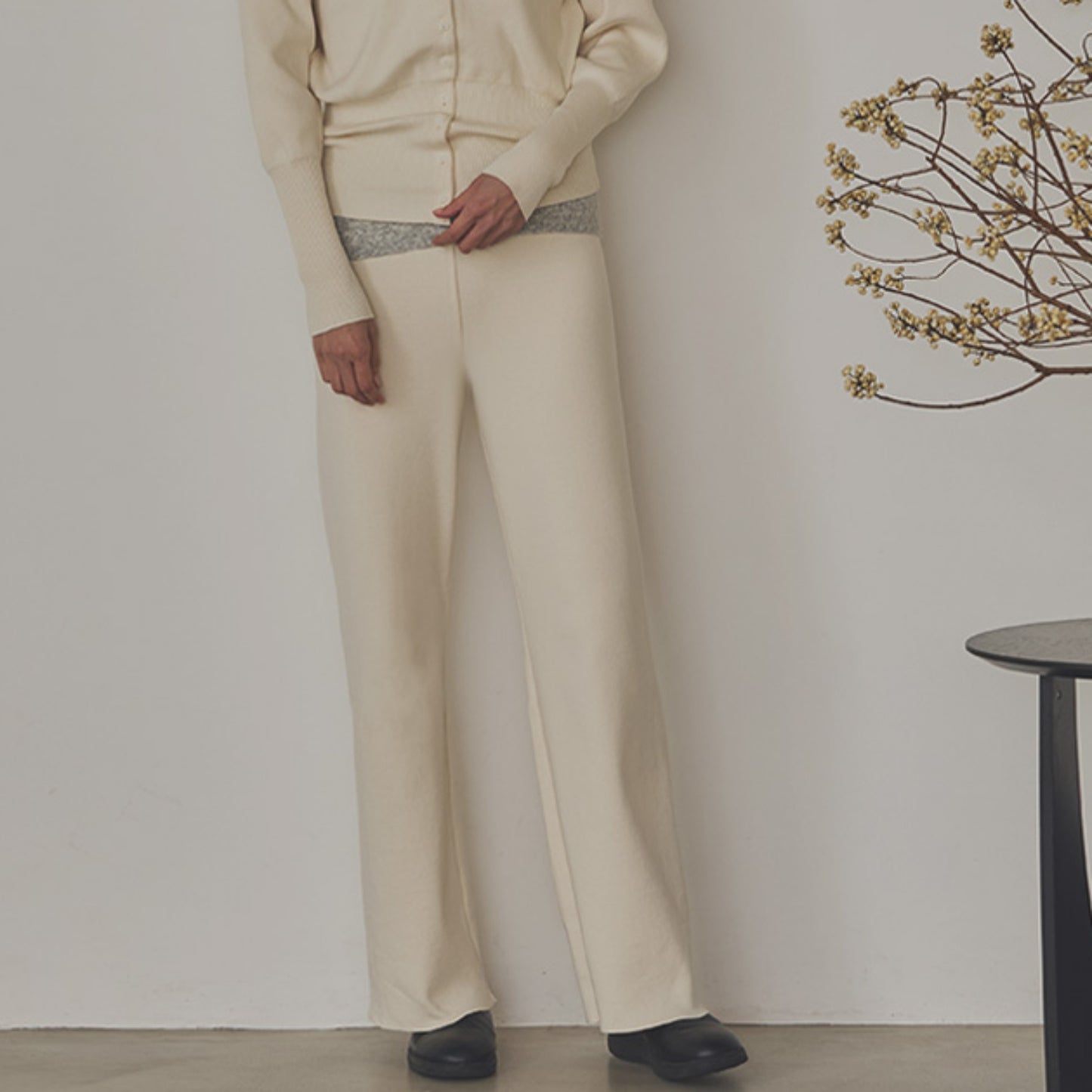 藤袴（ふじばかま） オーガニックコットンワイドパンツ