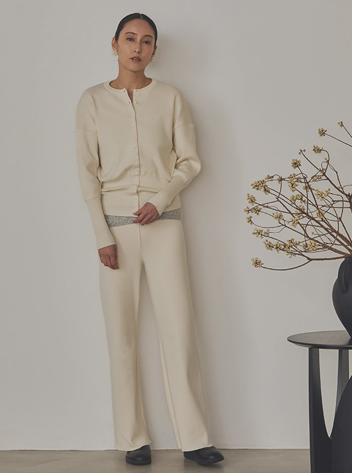 藤袴（ふじばかま） オーガニックコットンワイドパンツ