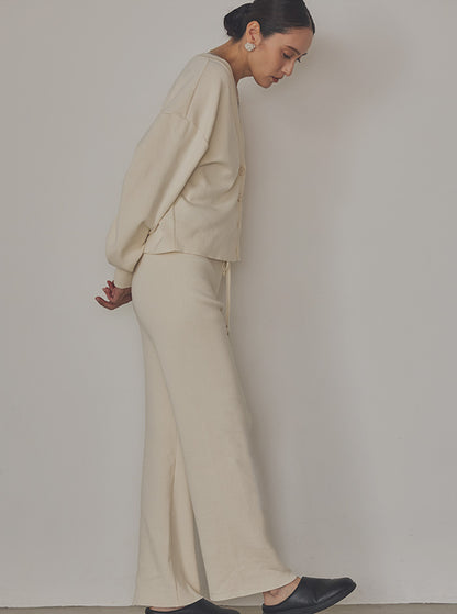 藤袴（ふじばかま） オーガニックコットンワイドパンツ