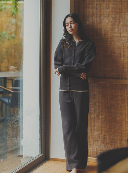 藤袴（ふじばかま） オーガニックコットンワイドパンツ