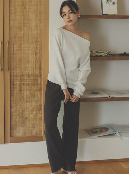 藤袴（ふじばかま） オーガニックコットンワイドパンツ