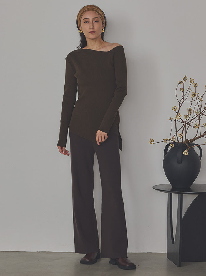 藤袴（ふじばかま） オーガニックコットンワイドパンツ