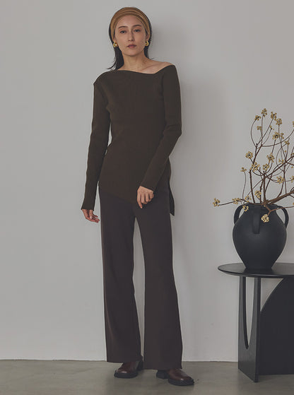 藤袴（ふじばかま） オーガニックコットンワイドパンツ