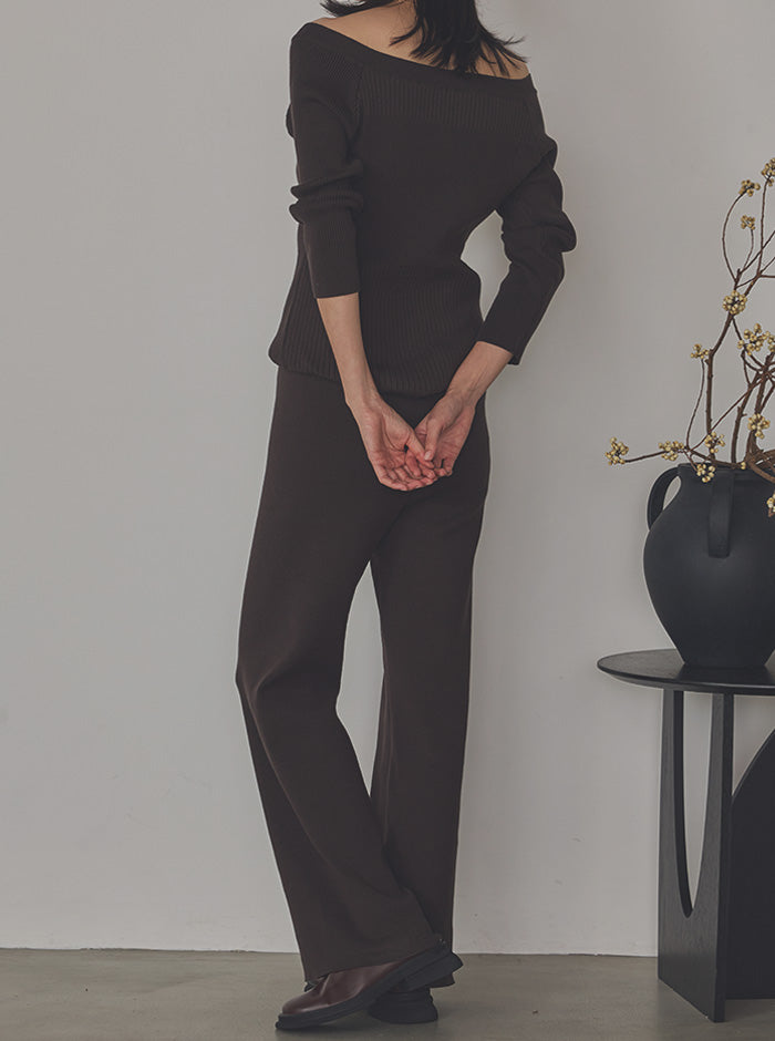 藤袴（ふじばかま） オーガニックコットンワイドパンツ