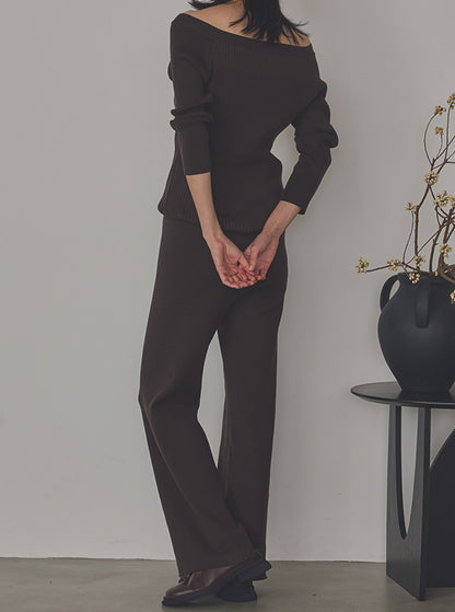 藤袴（ふじばかま） オーガニックコットンワイドパンツ