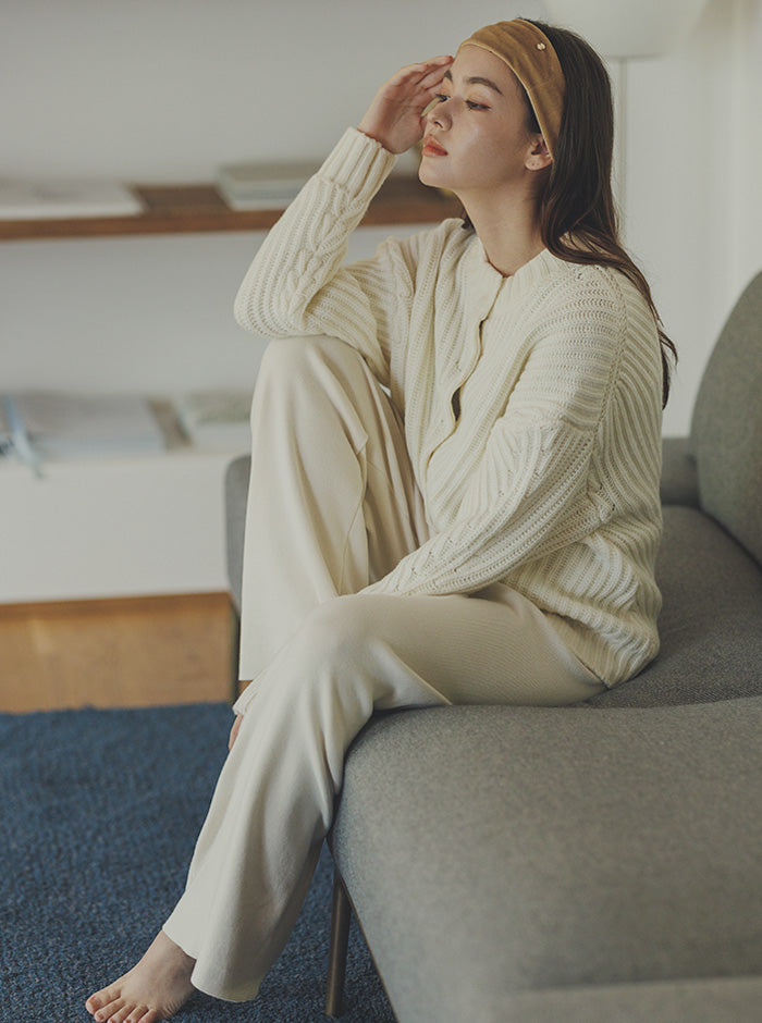 藤袴（ふじばかま） オーガニックコットンワイドパンツ